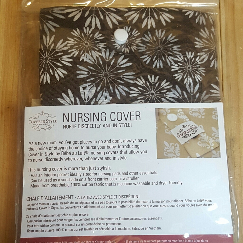 NURSING COVER IN STYLE BEBE AU LAIT INFANT - Picture 3 of 4